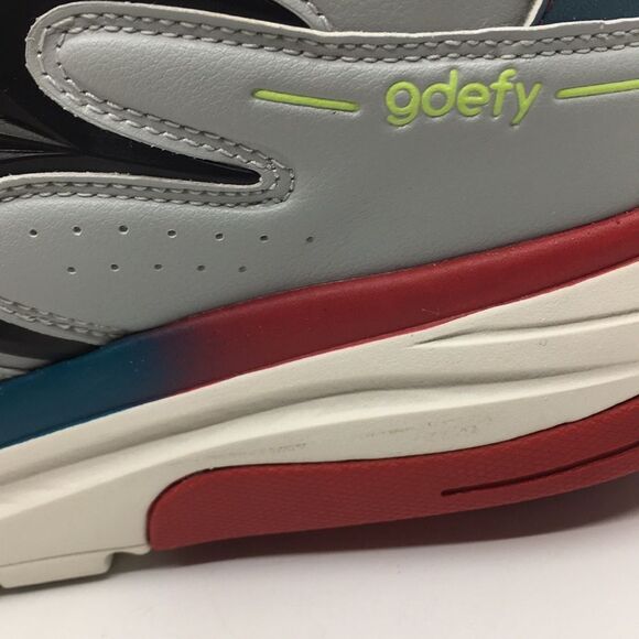 Gravity Defyer Gdefy Energiya Athletic Walking Sneakers, M 11.5 Gry/Red/Blk/Grn - Picture 5 of 16
